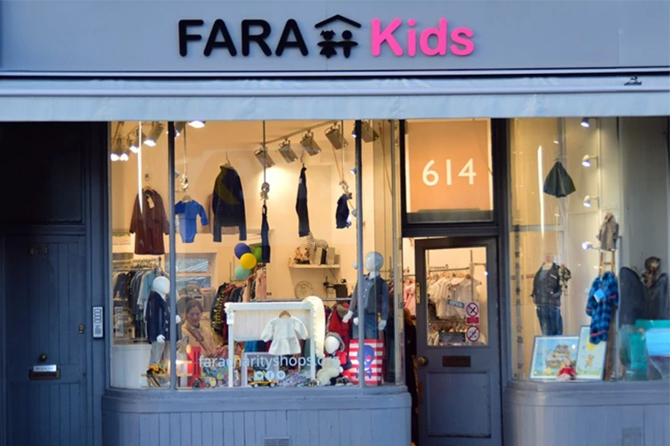 Charity Shops Fulham Road London