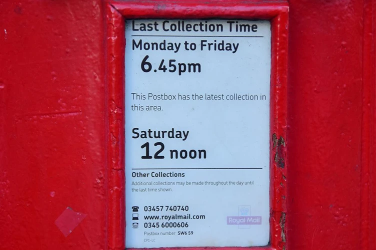 Fulham Delivery Office Postbox Collection Times